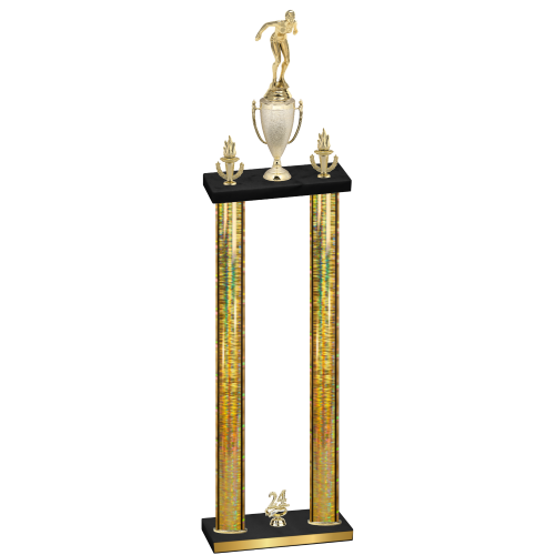 Double Gold Glacier Year Tennis Trophy