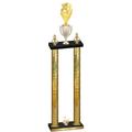 Double Gold Glacier Second Place Pickleball Trophy