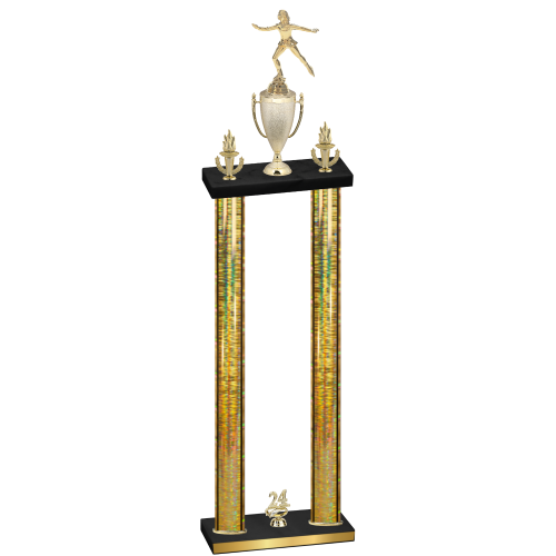 Double Gold Glacier Year Skater Trophy
