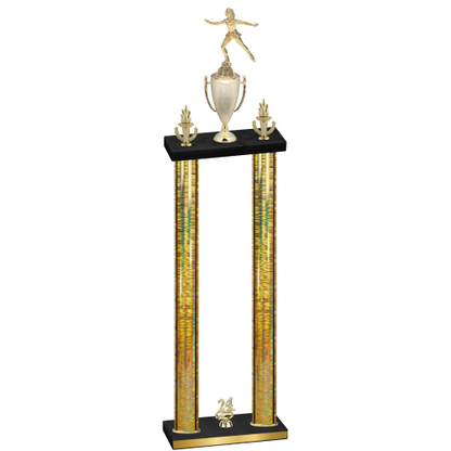 Double Gold Glacier Year Skater Trophy