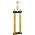 Double Gold Glacier Second Place Karate Trophy