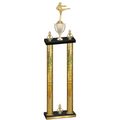 Double Gold Glacier Victory Karate Trophy