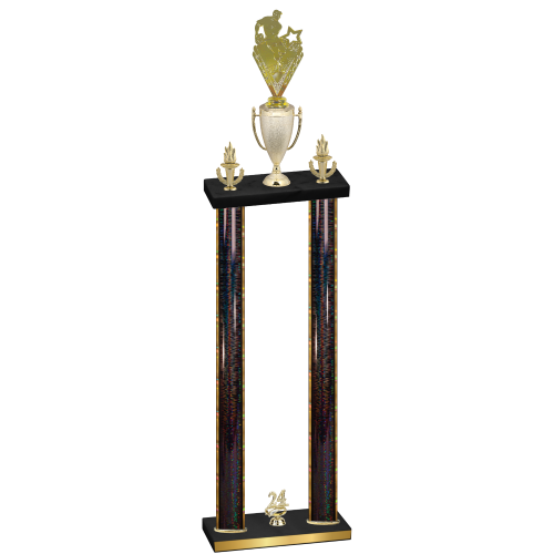 Double Black Glacier Year Rugby Trophy