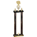 Double Black Glacier Fourth Place Running Trophy