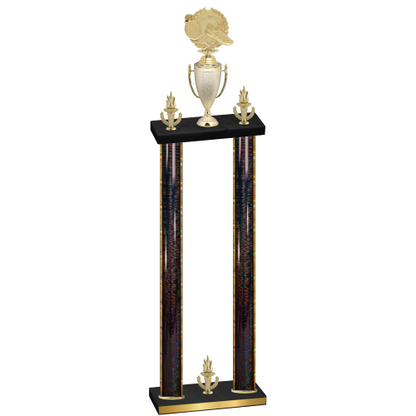 Double Black Glacier Victory Running Trophy