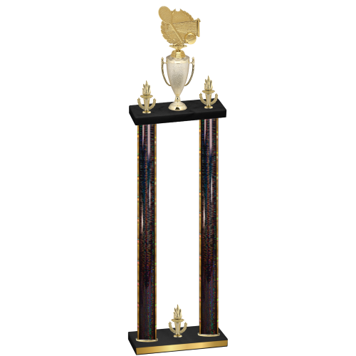 Double Black Glacier Victory Tennis Trophy