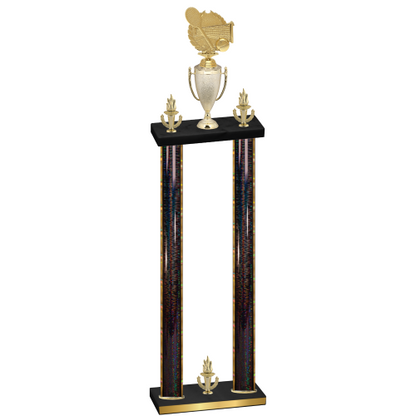 Double Black Glacier Victory Tennis Trophy