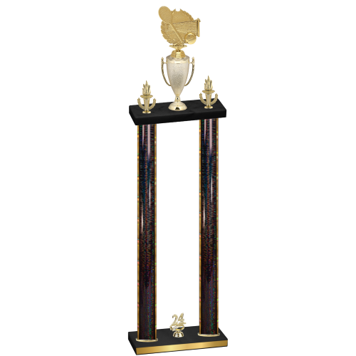 Double Black Glacier Year Tennis Trophy