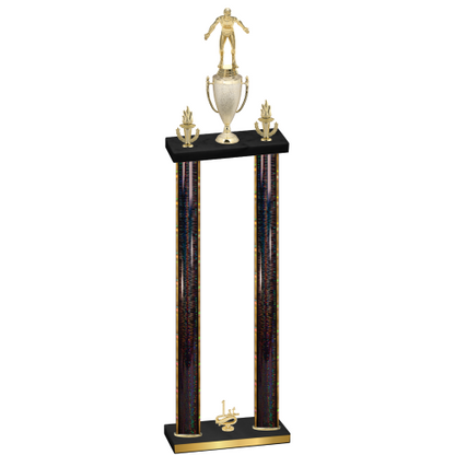 Double Black Glacier First Place Wrestling Trophy