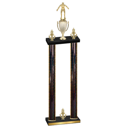 Double Black Glacier Victory Wrestling Trophy