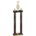 Double Black Glacier Fourth Place Bowling Trophy