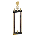 Double Black Glacier Victory Volleyball Trophy