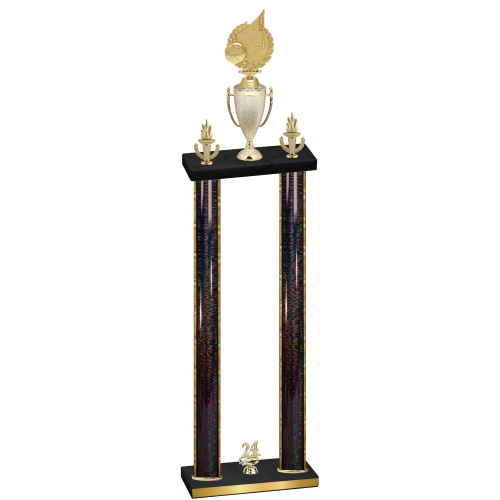 Double Black Glacier Year Volleyball Trophy