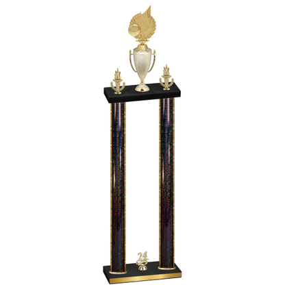 Double Black Glacier Year Volleyball Trophy