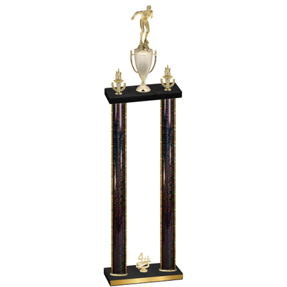 Double Black Glacier Fourth Place Swimming Trophy