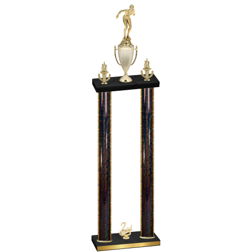 Double Black Glacier Second Place Tennis Trophy
