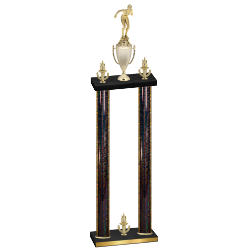 Double Black Glacier Victory Tennis Trophy