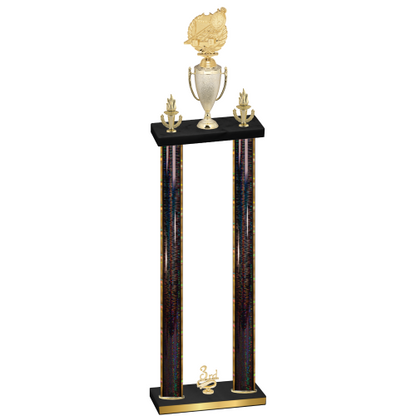 Double Black Glacier Third Place Swimming Trophy