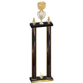 Double Black Glacier Second Place Cheerleading Trophy