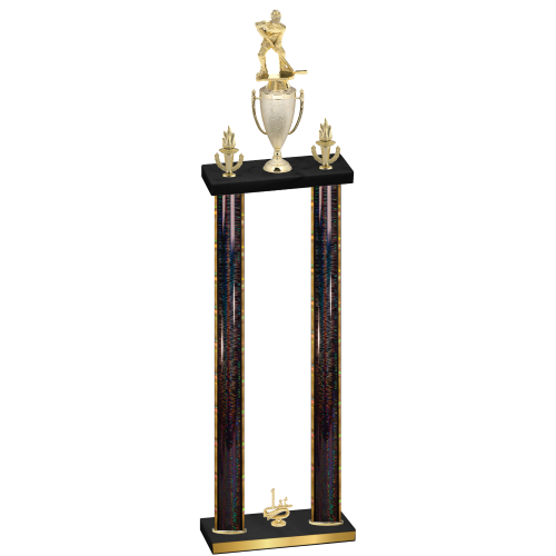 Double Black Glacier First Place Hockey Trophy