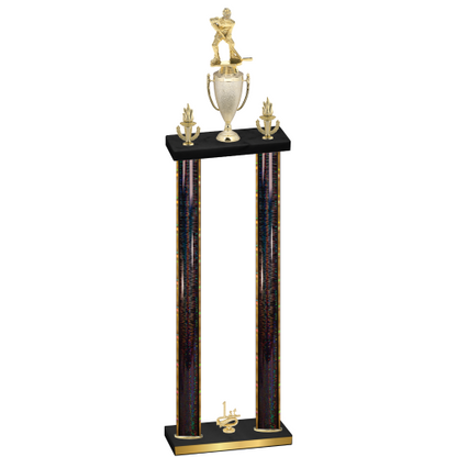 Double Black Glacier First Place Hockey Trophy