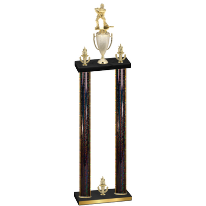Double Black Glacier Victory Hockey Trophy