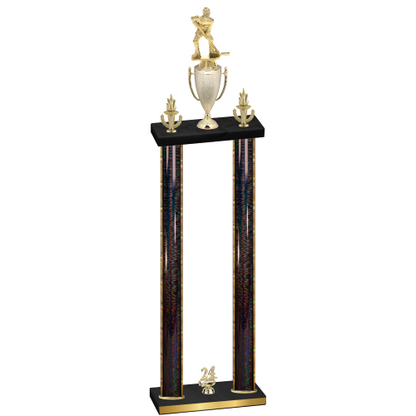 Double Black Glacier Year Hockey Trophy