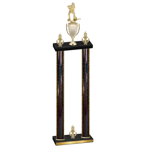 Double Black Glacier Victory Hockey Trophy