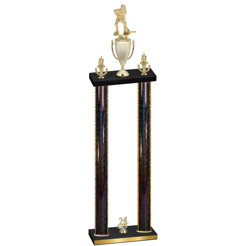 Double Black Glacier Year Hockey Trophy