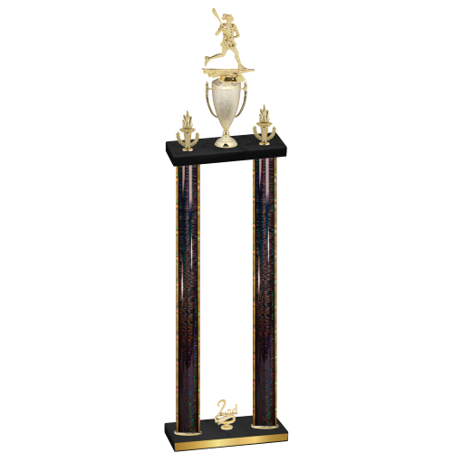 Double Black Glacier Second Place Lacrosse Trophy