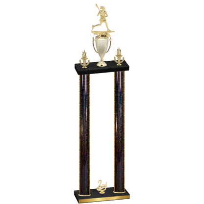 Double Black Glacier Second Place Lacrosse Trophy