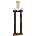 Double Black Glacier Victory Basketball Trophy