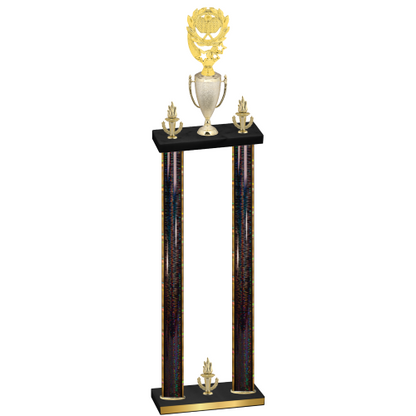 Double Black Glacier Victory Pickleball Trophy