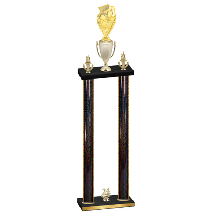 Double Black Glacier Year Pickleball Trophy