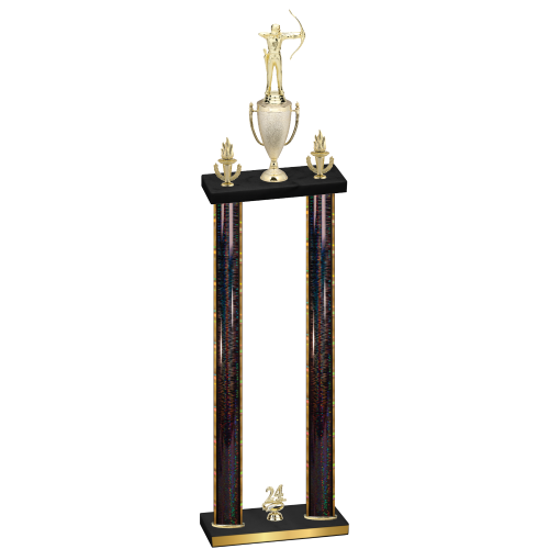 Double Black Glacier Year Archery Trophy