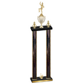 Double Black Glacier First Place Majorette Trophy