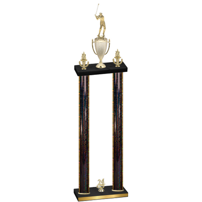 Double Black Glacier Year Golf Trophy