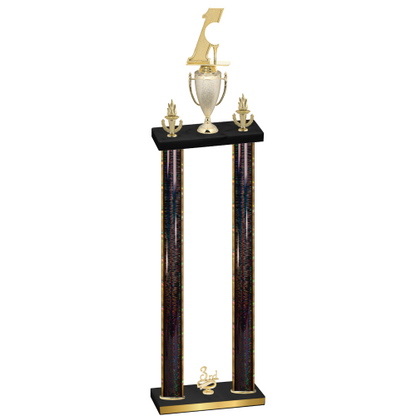 Double Black Glacier Third Place Golf Trophy