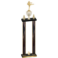 Double Black Glacier Fourth Place Karate Trophy