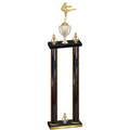 Double Black Glacier Victory Karate Trophy