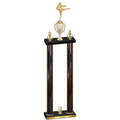 Double Black Glacier Year Karate Trophy