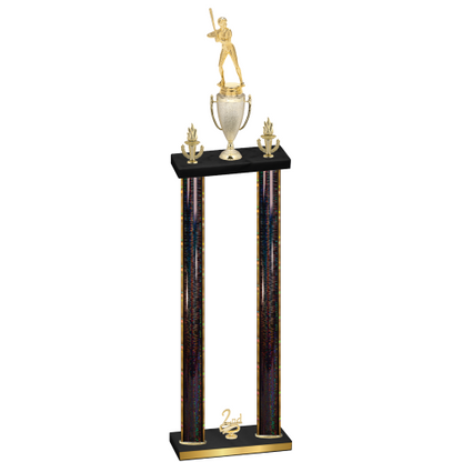 Double Black Glacier Second Place Softball Trophy