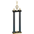 Double Black Carbon Fiber First Place Victory Trophy