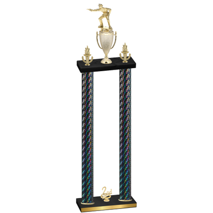 Double Black Carbon Fiber Second Place Shooter Trophy