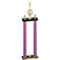 Double Pink Carbon Fiber Third Place Victory Trophy