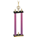 Double Pink Carbon Fiber Victory Victory Trophy