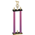Double Pink Carbon Fiber Victory Horses Trophy