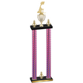 Double Pink Carbon Fiber Victory Golf Trophy