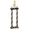 Double Flag USA Third Place Rugby Trophy