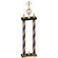 Double Flag USA Year Wrestling Trophy
